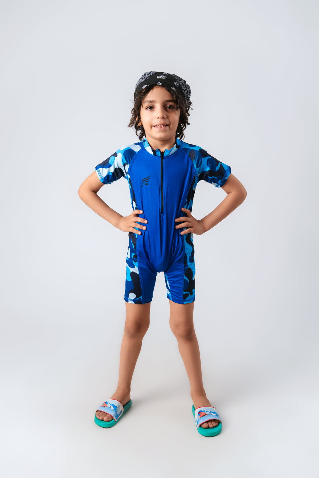 مايوه قطعة واحدة للصغننين - B-K15.1 - Toddler Swim Romper