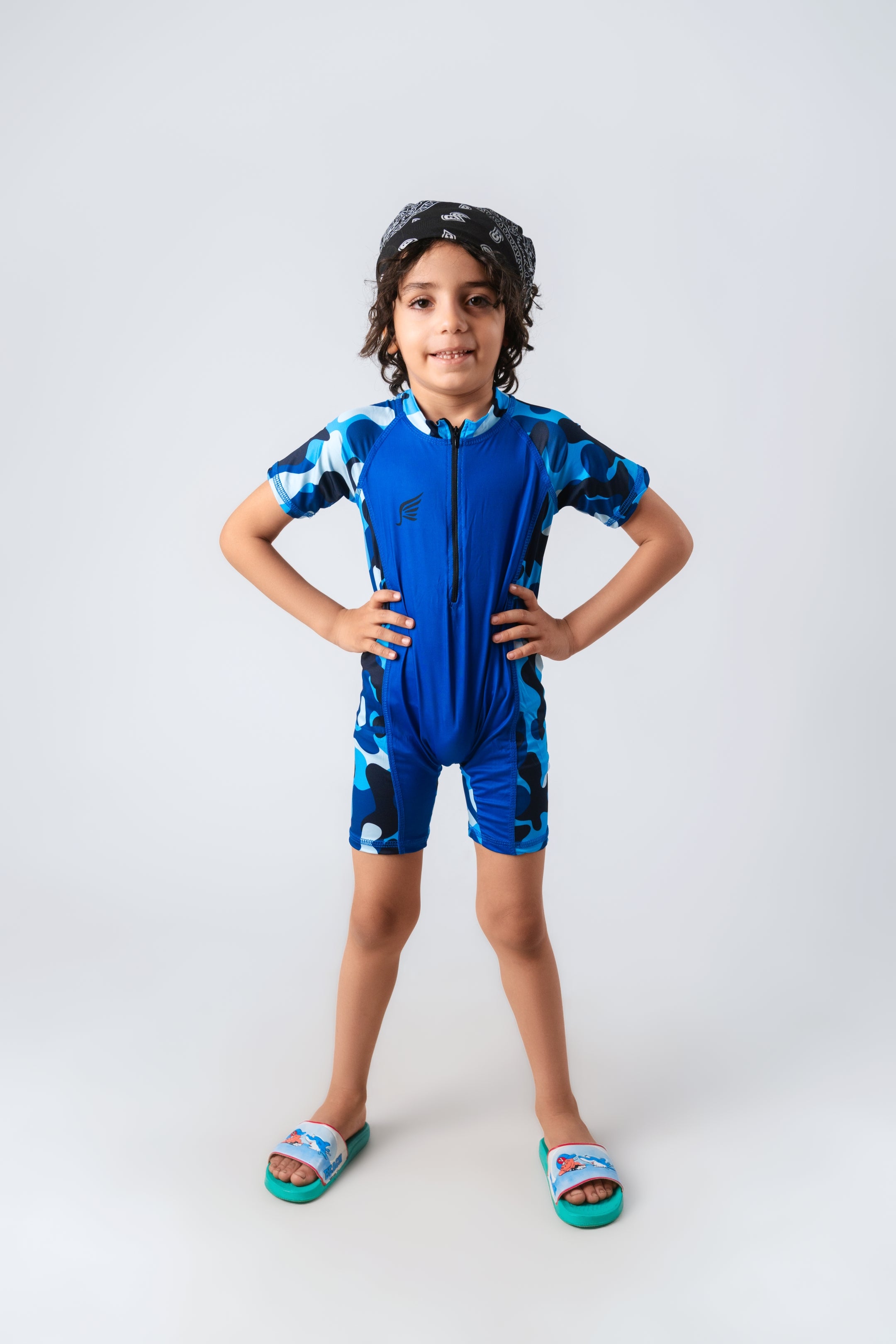مايوه قطعة واحدة للصغننين - B-K15.1 - Toddler Swim Romper